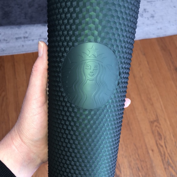 NWT Starbucks 2022 Dark Green Studded Tumbler 💚 - Picture 3 of 5